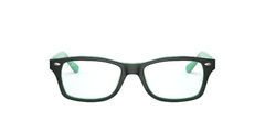 RAYBAN JUNIOR VISTA 0RJ1531 3841 48 GREEN ON TRANSPARENT GREEN - comprar online