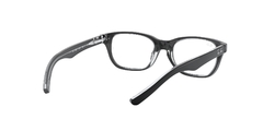RAYBAN JUNIOR VISTA 0RJ1555 3529 48 Black on Transparent - comprar online