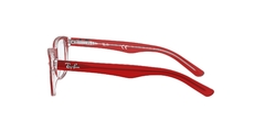 RAYBAN JUNIOR VISTA 0RJ1555 3852 Red on Transparent - NEA.VISIÓN