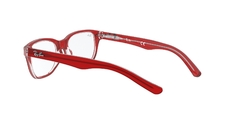 RAYBAN JUNIOR VISTA 0RJ1555 3852 Red on Transparent - tienda online