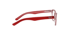 RAYBAN JUNIOR VISTA 0RJ1555 3852 Red on Transparent - NEA.VISIÓN