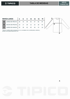 Camiseta térmica manga larga Art 1225N - comprar online