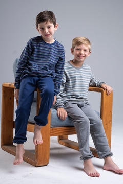 Pijama de interlock rayado Art 765N