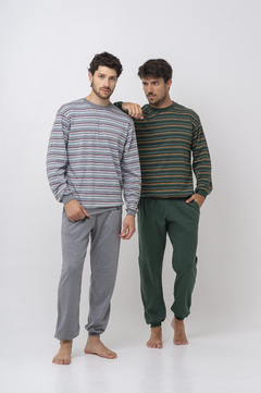 Pijama de interlock rayado Art 765 - TIPICO SRL