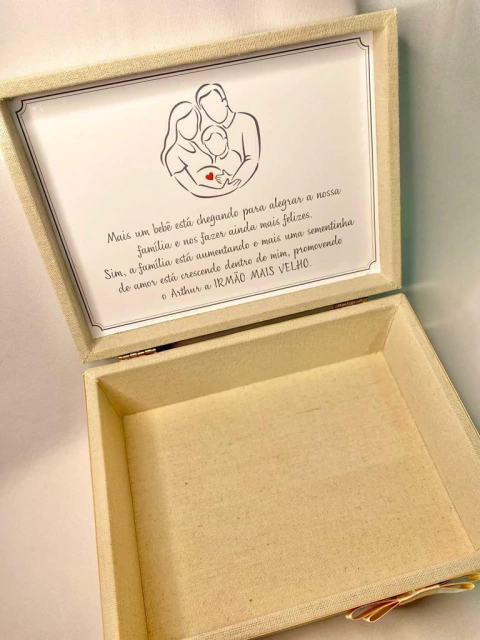 Caixa para anunciar gravidez - comprar online