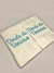 Toalha com nome bordado - Vicele Artesanatos