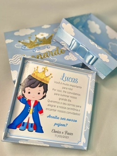 Caixa convite para dama/ pajem - loja online
