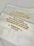 Toalha com frase bordada - loja online