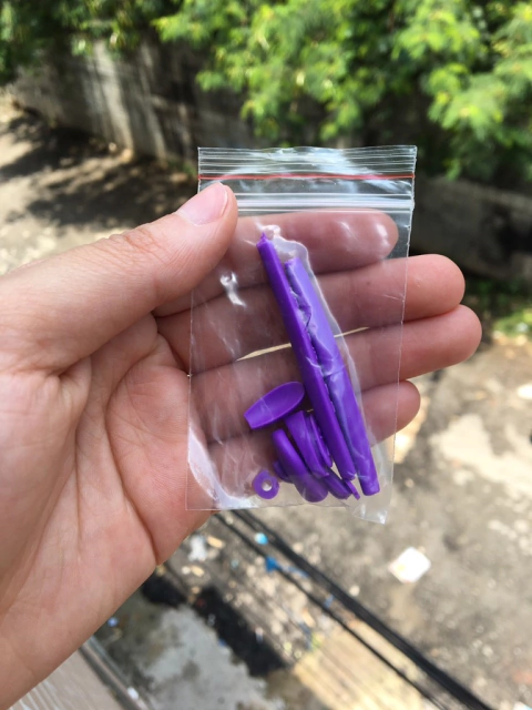 Kit de borrachas para Juliet Roxa 