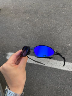 Penny carbon lente azul escuro