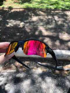 Flak 2.0 preta lente vermelha