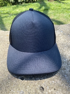 Bone preto liso de telinha