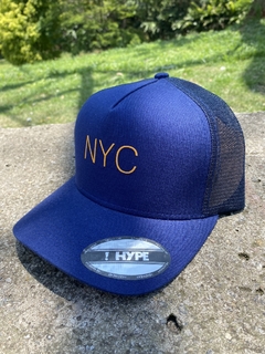 Bone Hype de tela NYC azul