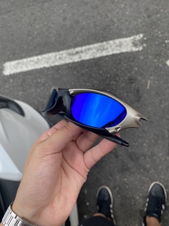 Splice preta e cinza lente azul - comprar online