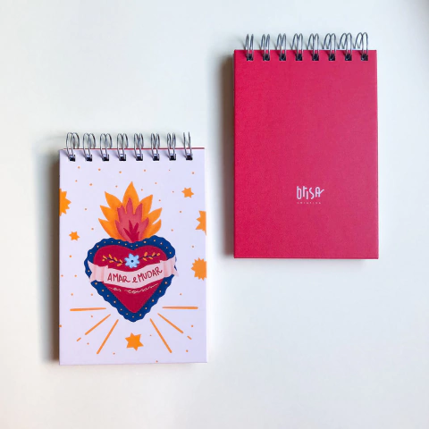 Bloco wire-o | Amar e Mudar