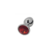 Plug Cygnus: metal con joya roja | Small - comprar online