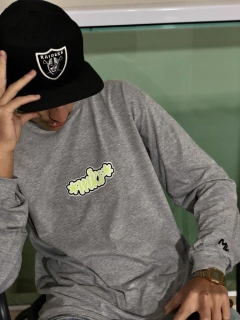 CAMISETA MANGA LONGA MKS SCRIPT GREEN