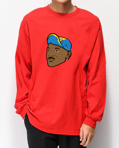 CAMISETA MANGA LONGA WILL SMITH '' FRESH PRINCE '' BIG FACE na internet