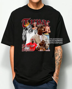 CAMISETA COMUM TUPAC BOOTLEG