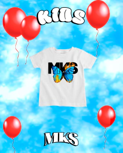 CAMISETA INFANTIL - BORBOLETA MKS FOGO - comprar online