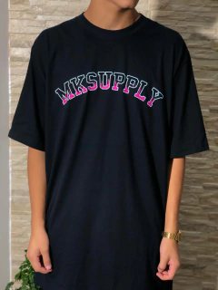 CONJUNTO CAMISETA PREMIUM E SHORTS TACTEL LEVE MKS FLAME PINK