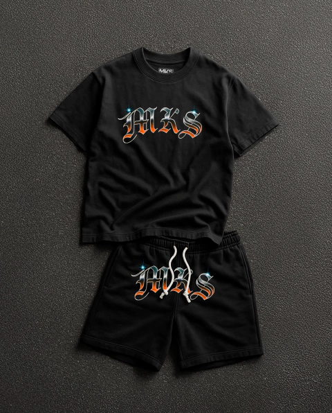 CONJUNTO CAMISETA PREMIUM E SHORT DE MOLETOM '' MKS OLD VINTAGE BRONZE '' - comprar online