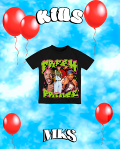 CAMISETA INFANTIL - FRESH PRINCE WILL SMITH VINTAGE