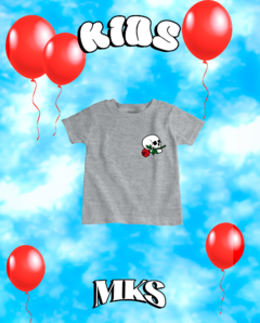 CAMISETA INFANTIL - CAVEIRA FLOR