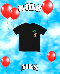 CAMISETA INFANTIL - CANGURU CHUVA DE DINHEIRO - ESTAMPA FRENTE E COSTAS - comprar online