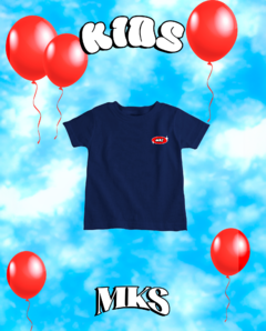 CAMISETA INFANTIL - MKS CIRCLE VERMELHO