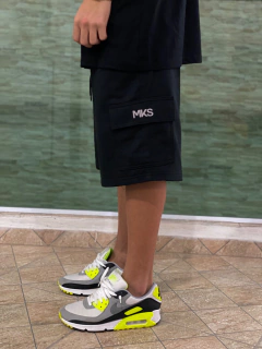 BERMUDA CARGO MOLETOM LOGO REFLETIVO - comprar online