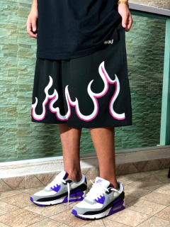 CONJUNTO CAMISETA PREMIUM E SHORTS TACTEL LEVE MKS FLAME PINK - comprar online