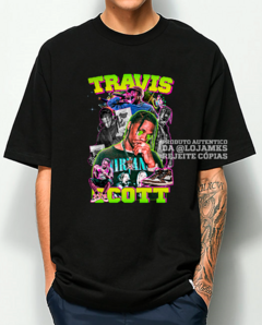 CAMISETA COMUM TRAVIS SCOTT NEON COLORS