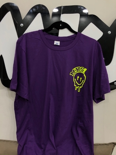 CAMISETA UNHAPPY VERDE NEON