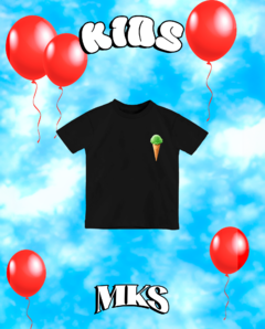 CAMISETA INFANTIL - SORVETE VERDE