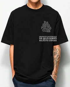 CAMISETA COMUM DA SEUS PULOS CLUB OUTLINE - ESTAMPA FRENTE E COSTAS - comprar online