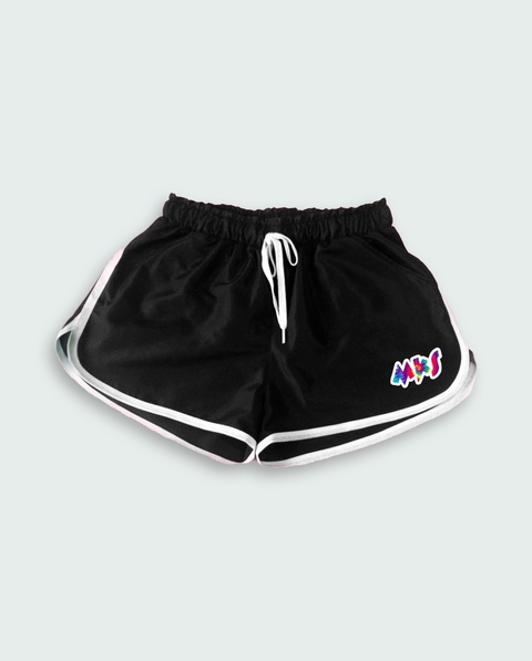 SHORT FEMININO COM DETALHES  '' MKS MINI LOGO TIE DYE “