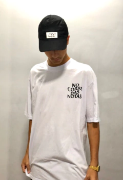 CAMISETA PREMIUM MKS - NO CORRE DAS NOTAS - ESTAMPA FRENTE E COSTAS - loja online
