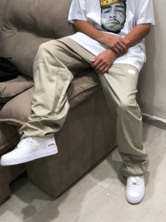 CALÇA MKS DE SARJA CORTE RETO