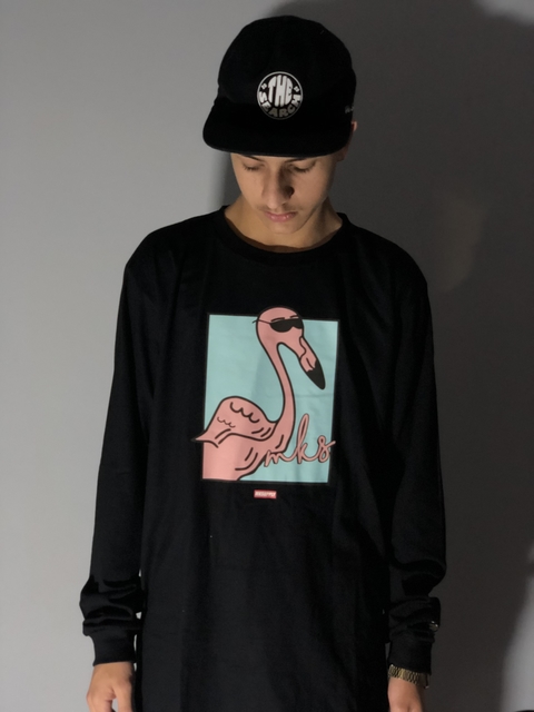 CAMISETA MANGA LONGA MKS FLAMINGO