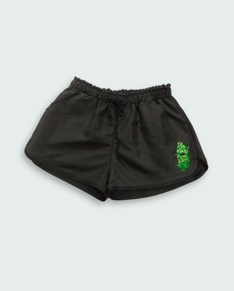 SHORT FEMININO RICK AND MORTY 4 PICLES WEED
