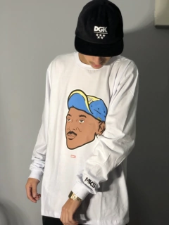 CAMISETA MANGA LONGA WILL SMITH '' FRESH PRINCE '' BIG FACE