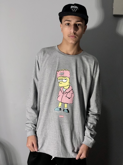 CAMISETA MANGA LONGA SIMPSONS BART ''PIMPSONS''