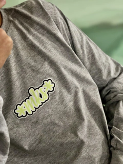 CAMISETA MANGA LONGA MKS SCRIPT GREEN - loja online