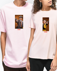 CONJUNTO CAMISETA DE CASAL '' BONNIE E CLYDE ''