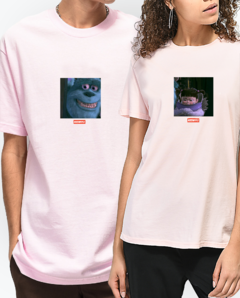 CONJUNTO CAMISETA DE CASAL '' BOO E SULLIVAN '' MONSTROS S.A