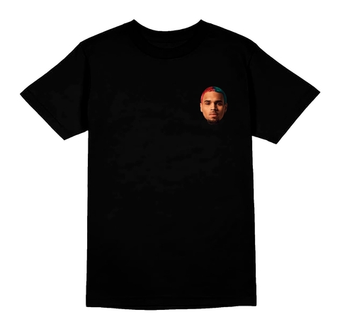 CAMISETA COMUM BREEZY CHRIS BROWN MINI CHEST FACE