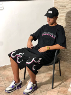 CAMISETA OVERSIZED PREMIUM MKS FLAME PINK na internet