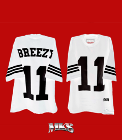 CAMISETA PREMIUM MKS - CHRIS BROWN MODELO BREEZY 11 ESTAMPA FRENTE E COSTAS - loja online