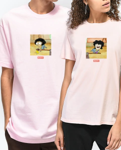 CONJUNTO CAMISETA DE CASAL '' IRMÃO DO JOREL E LAURA ''